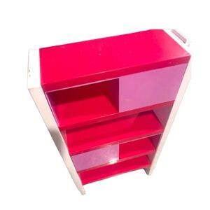 My Life As 18” Doll aloft Bed Replacement Shelf / Storage Unit — Pink & White